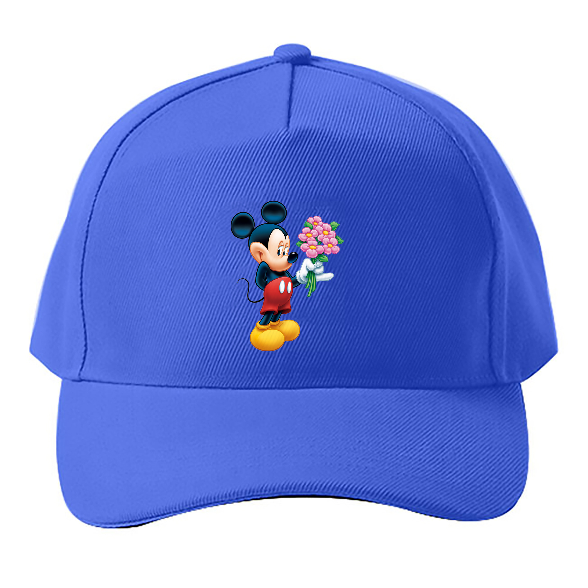 （画像用） ミッキーマウス Mickey Mouse ベースボールキャップ 綿100％ 男女兼用 帽子 スポーツ
